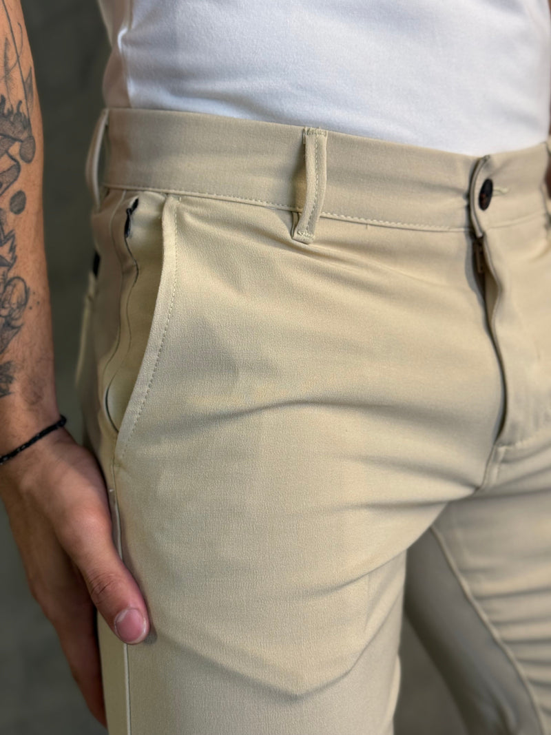 BERMUDA SASTRER JOGGER KINGEJOE BEIGE